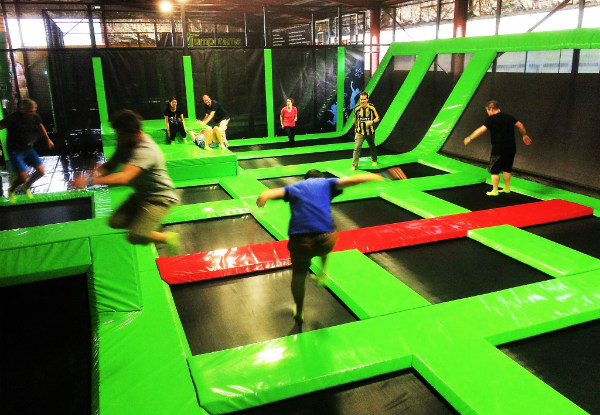 One Hour of Indoor Trampolining & Jumperama Non-Slip Socks - Newtown Location Only