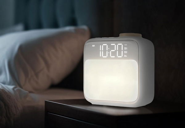 Digital Alarm Clock Night Light - Option for Two