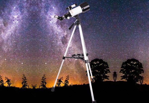 Astronomical Telescope with Phone Holder