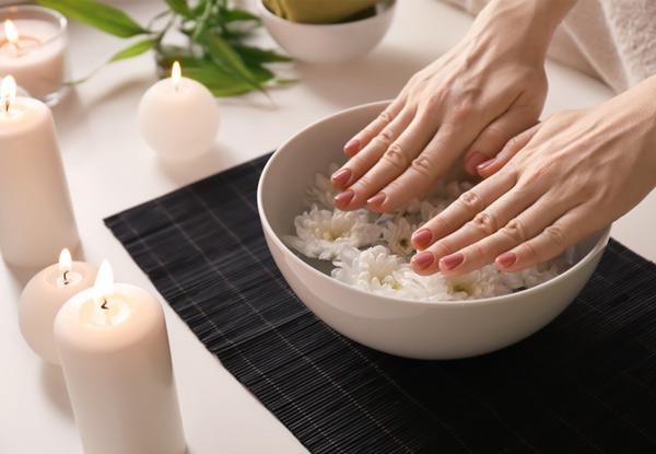 Gel Premium Manicure Treatment for One Person - Option for Pedicure Treatment or Both, or for Premium Acrylic Nails incl. Nail Art