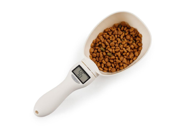 Pet Food Scale Measuring Spoon Control With LED Display