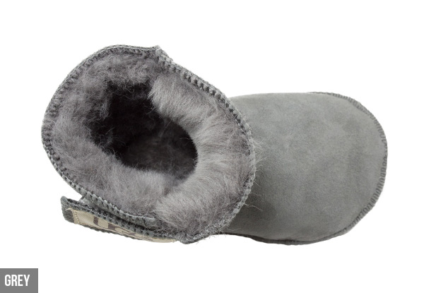 Comfort Me Australian-Made Baby Velcro UGG Booties - Four Colours Available with Free Delivery