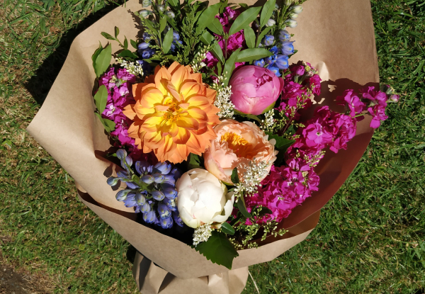 Beautiful Hand-Tied Flower Bouquets - Four Styles Available