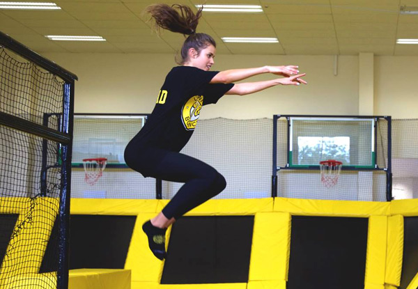 $16 for a 60-Minute Indoor Tramp Park Session for Two People or $32 for Four People – Wellington (value up to $64)