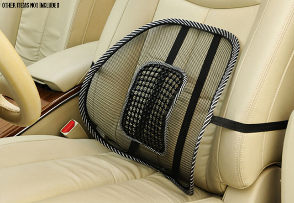 Two-Pack of Car Seat Back Rests for Lumbar Support
