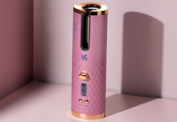 VS Sassoon Unbound Shine-Pro Cordless Auto Curler, 60min