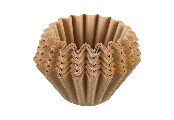 50-Piece Disposable Basket Coffee Filter for Drip Coffee Maker - Available in Two Colours & Option for 100-Piece