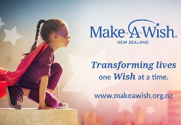 Make a $10, $25 or $50 Donation to Make-A-Wish-NZ