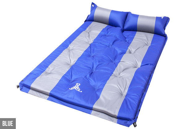 Double-Sized Camping Air Mattress - Two Colours Available