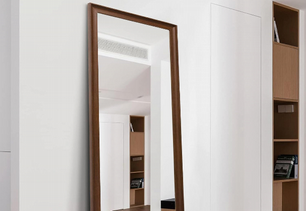 Full-Length Wood Frame Mirror