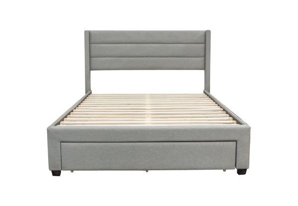 Coronado-A Fabric Bed with Drawers - Three Options Available