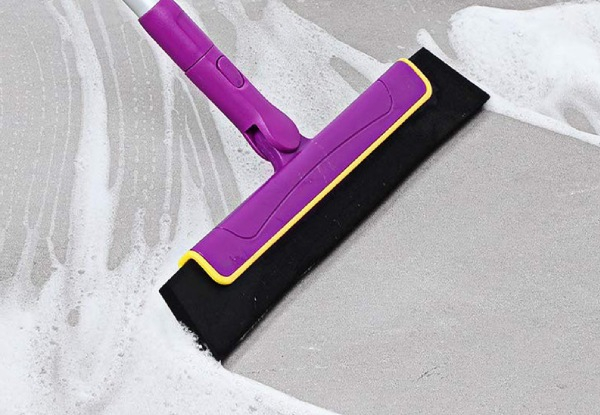 Extendable Handle Floor Squeegee Cleaning Broom