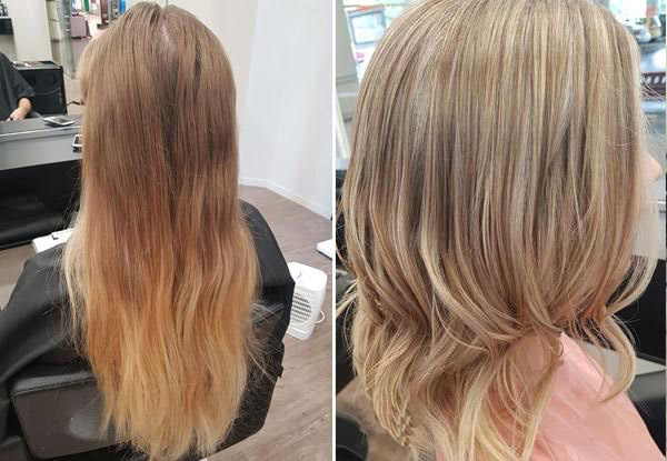 Infinite Blonde Makeover Package incl. Choice of Three Lightening Services, Toner, OLAPLEX Treatment, Style Cut, Head Massage & Blow Wave - Six Locations Available