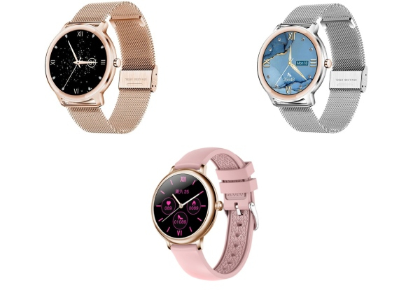 Full Touch Round Screen Smartwatch - Four Colours Available