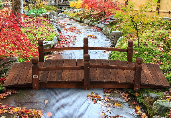 Garden Ornamental Wooden Bridge