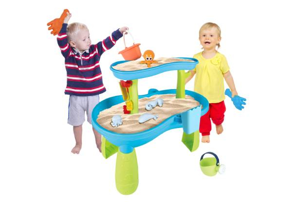 Two-Tier Sand Water Play Table Set