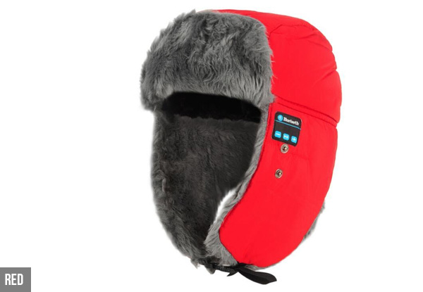 Bluetooth Winter Trapper Hat - Two Colours Available with Free Metro Delivery
