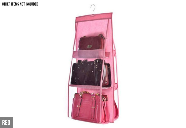 Hanging Handbag Organiser - Four Colours Available