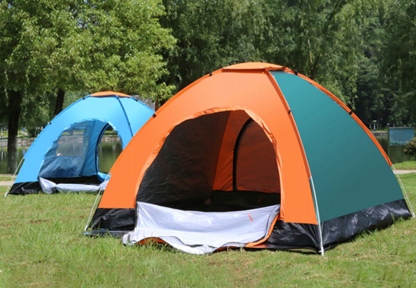 Outdoor Three-Person Camping Pop-Up Tent