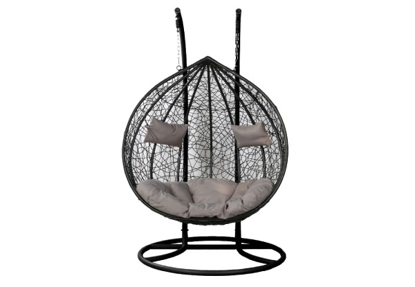 iFurniture Outdoor Malam Double Seat Rattan Hanging Egg Chair