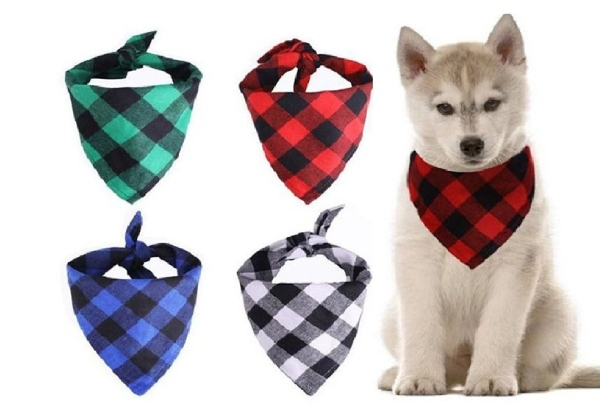 Pet Bandana - Four Colours Available & Option for Two-Pack