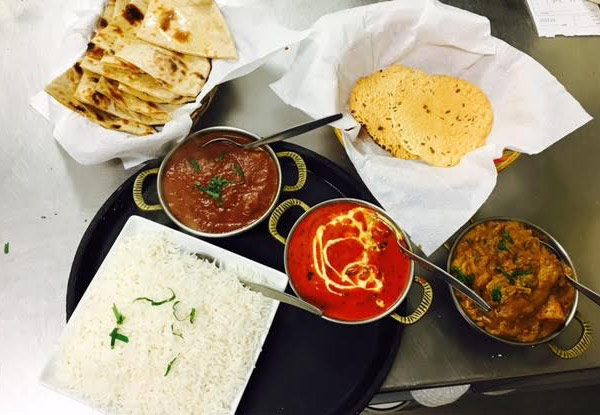 $30 for Two Curries, Rice & Two Glasses of House Wine