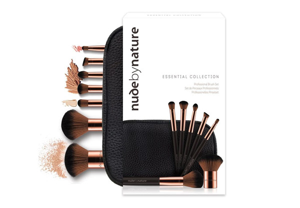 Nude by Nature Seven-Piece Brush Set Essential Collection