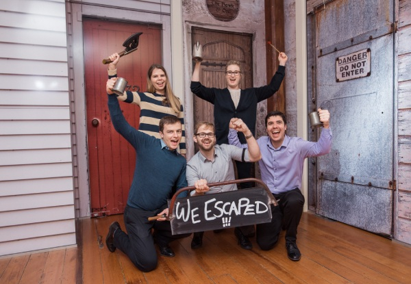 Entry to New Zealand's Number One Escape Room for Four Adults - Options for up to Six People, Family Pass & Student Pass Available - Valid from 13th of April 2024