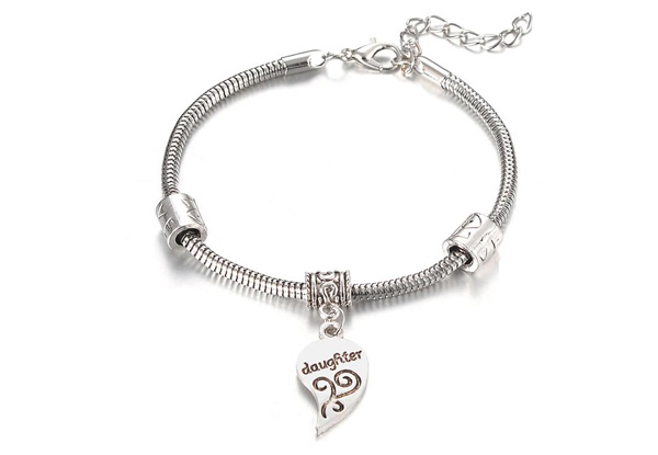 Mother & Daughter Charm Bracelet Set with Free Delivery