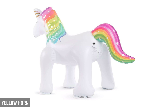 Inflatable Unicorn Water Sprinkler Toy - Two Styles Available