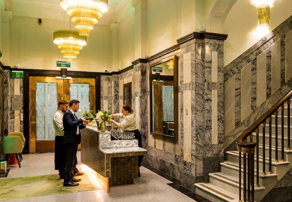 4.5-Star Luxury Wellington Getaway at DoubleTree by Hilton for Two People incl. 50% off Breakfast, 15% off All Additional Food & Beverages, Late Checkout, & WiFi