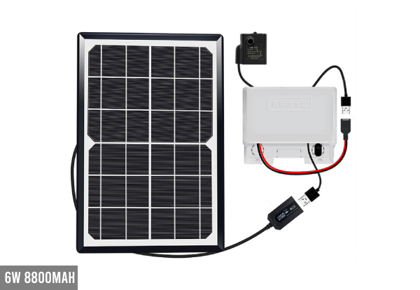 Solar-Powered Fountain Water Pump - Two Options Available