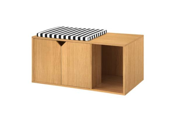 Cat Cabinet with Cushion - Two Colours Available