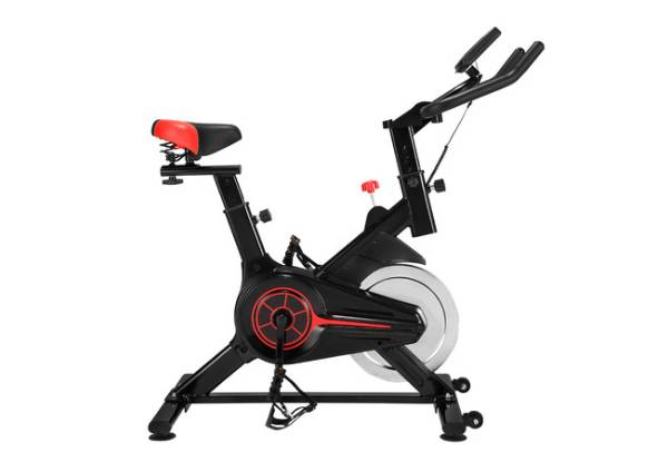 Stationary Exercise Spin Bike with Tablet Mount