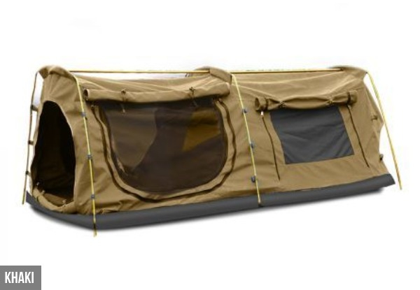 Mountview Double King Swag Dome Tent with Accessories- Four Colours Available
