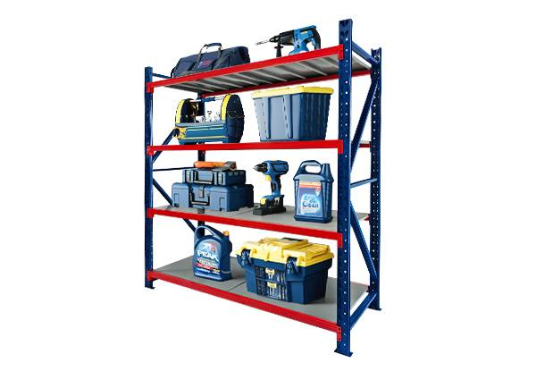 Luxsuite Adjustable Four-Tier Coloured Steel Garage Rack - Two Sizes Available