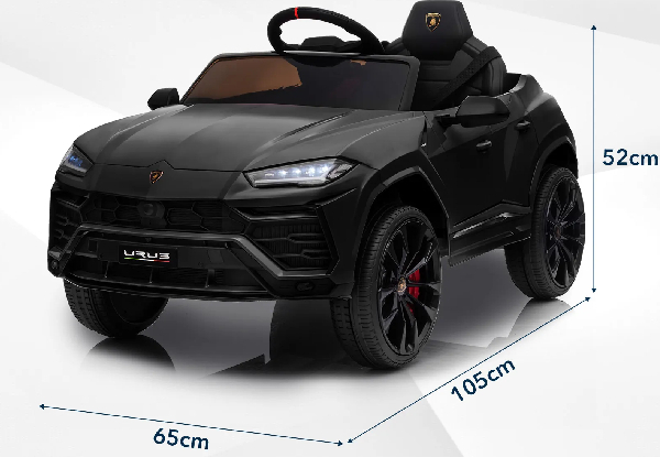 Kids 12V Electric Licensed Urus Ride-On Car Toy - Available in Two Colours