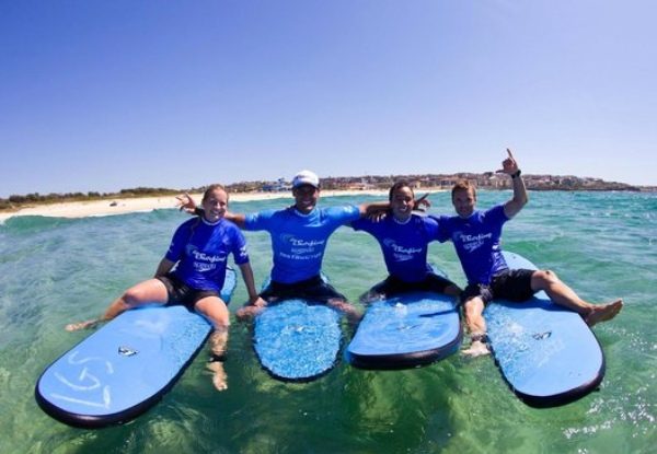 90-Minute Group Surf Lesson for One Person incl. Surfboard Hire - Option for 60-Minute Private Lesson & for Two People