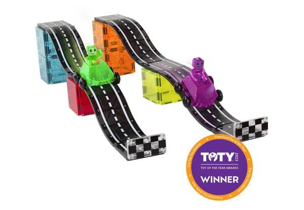 Magna-Tiles 40-Piece Downhill Duo Set - Option for Two Sets