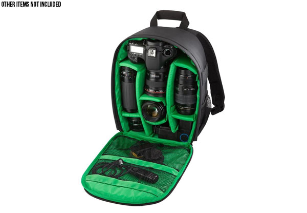 Adjustable Compartmentalised Padded Camera Bag
