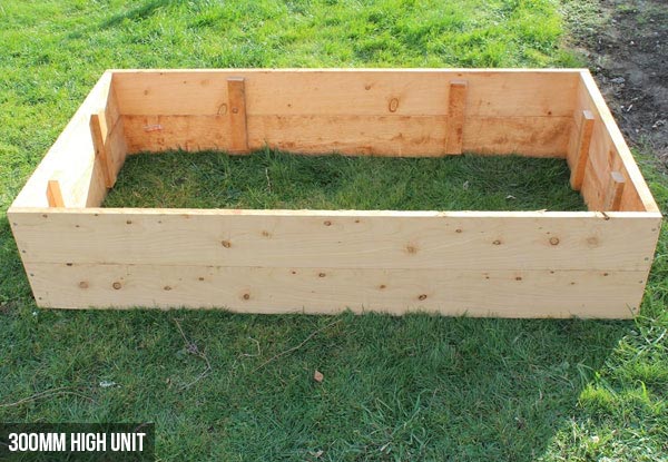 Macrocarpa Raised Garden Bed - Four Sizes Available