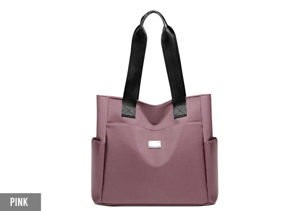 Large Capacity Lightweight Shoulder Bag - Four Colours Available