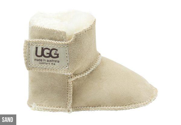 Comfort Me Australian-Made Baby Velcro UGG Booties - Four Colours Available