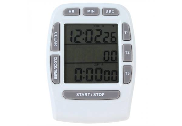 LCD Triple Kitchen Timer