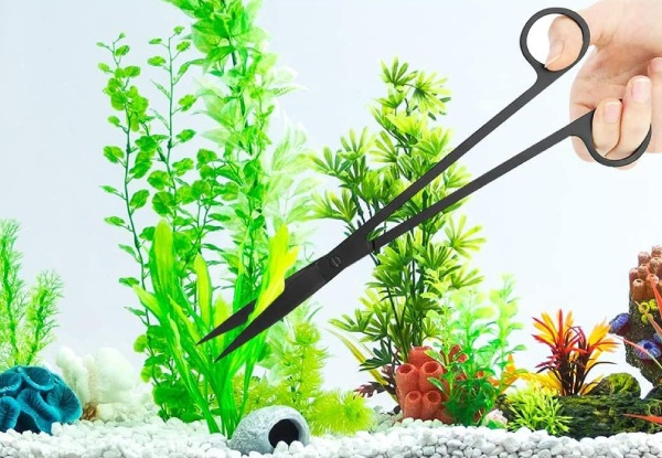Four-Piece Aquarium Tool Set for Aquascaping & Cleaning