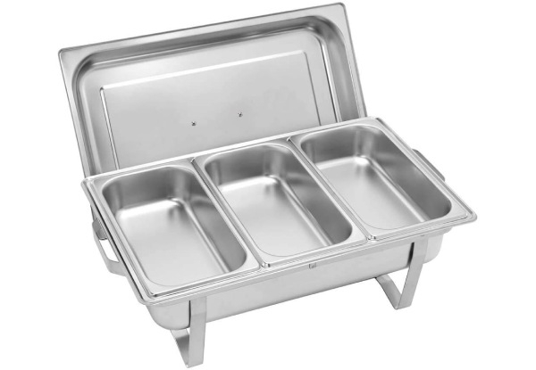 11L Stainless Steel Chafing Dish Food Warmer - Three Options Available