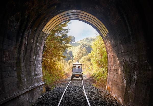 Five-Tunnel Rail Cart Tour for Two Adults - Option for a Family Pass