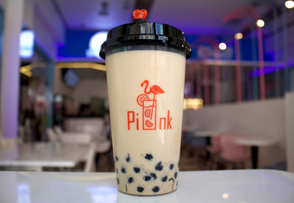 Snowman Bubble or Fruit Tea - Options for Two Bubble Teas, Honey Bread Combo or Two Combos Available