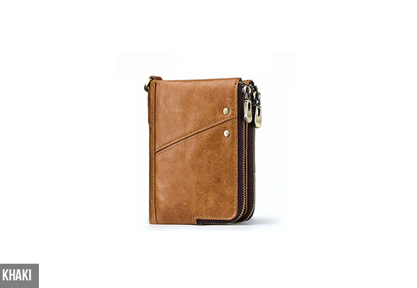Genuine Leather Wallet with 12 Card Slots- Three Styles Available