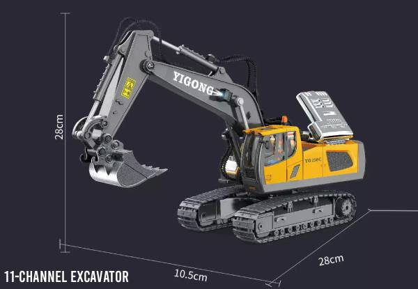 Remote-Control Construction Vehicle Toy Range - Seven Options Available